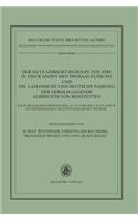 Der Gute Gerhart Rudolfs Von EMS in Einer Anonymen Prosaauflösung Und Die Lateinische Und Deutsche Fassung Der Gerold-Legende Albrechts Von Bonstetten