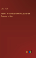 Heath's Infallible Government Counterfeit Detector, at Sight
