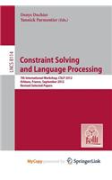 Constraint Solving and Language Processing