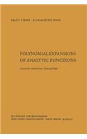 Polynomial Expansions of Analytic Functions