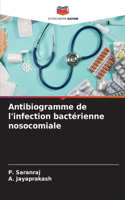 Antibiogramme de l'infection bactérienne nosocomiale