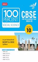 MTG 100 Percent Social-Science For Class 10 CBSE Board Exam 2024-25 | Chapter-Wise Self-evaluation Test, Theory, Diagrams Available All in One Book | As Per Rationalised NCERT & CBSE Syllabus