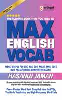 Arihant Max English Vocab (English/Hindi)- 1st Edition By Hasanuj Jaman | The Ultimate English Vocab Book That You Need for SSC, NDA, CDS, and other competitive exams