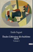 Études Littéraires dix-huitième siècle