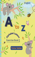 A-Z Alphabet Letters Exercise Book1