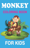 Monkey coloring book for kids.: ! A Unique Collection Of Coloring Pages.
