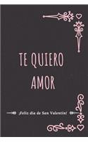 Te Quiero Amor Cuaderno