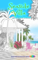 Seaside villa adult coloring books architecture, House coloring books for adults