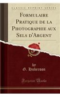 Formulaire Pratique de la Photographie Aux Sels d'Argent (Classic Reprint)