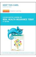 Elsevier Adaptive Learning for Health Insurance Today (Access Code)