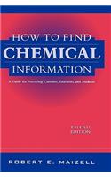 How to Find Chemical Information
