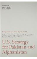 U.S. Strategy for Pakistan and Afghanistan