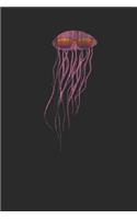 Jellyfish With Eyeglasses: Jellyfish Notebook, Blank Lined (6" x 9" - 120 pages) Animal Themed Notebook for Daily Journals, Diary, and Gift