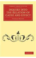 Inquiry into the Relation of Cause and Effect
