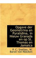 Opgave Der Geometrina En Pyralidina, in Nieuw Granada En Op St. Thomas En Jamaica