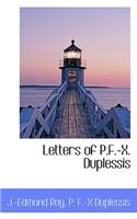 Letters of P.F.-X. Duplessis