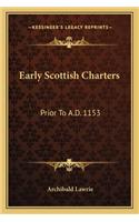 Early Scottish Charters