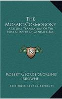 The Mosaic Cosmogony