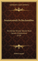 Senatusconsulti De Bacchanalibus