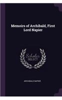 Memoirs of Archibald, First Lord Napier
