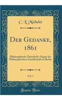 Der Gedanke, 1861, Vol. 1