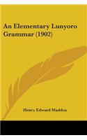 Elementary Lunyoro Grammar (1902)