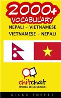 2000+ Nepali - Vietnamese Vietnamese - Nepali Vocabulary