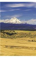 Countryside in Oregon with Mt. Hood Journal: 150 page lined notebook/diary