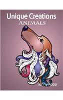 Unique Creations: Animals: Coloring Book