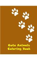 Cute Animals Coloring Book