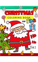 Christmas coloring Books for Kids Vol.1