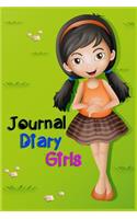 Journal Diary Girls: Blank Journal Notebook To Write In