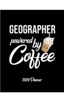 Geographer Powered By Coffee 2020 Planner