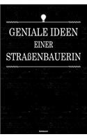 Geniale Ideen einer Straßenbauerin Notizbuch