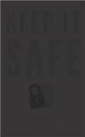 Keep It Secret Password Logbook