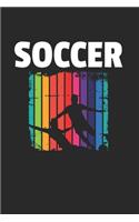 Fußball Fußballspieler Notizbuch