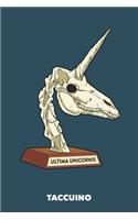 Taccuino: L'ultima A5 pagina bianca - 120 pagine per amanti unicorno (azzurro)