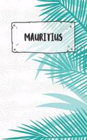 Mauritius: Dotted Travel Diary Notebook or Journey Dotted Grid Journal - Holiday Trip Pocketbook for Men and Women with Dots