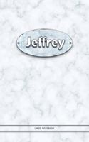 Jeffrey - Lined Notebook