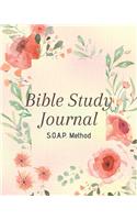 SOAP Bible Study Journal-Easy & Simple Guide to Scripture Journaling-Bible Study Workbook 100 pages Book 3: Guide To Journaling Scripture Using SOAP Method Faith-Based Guided Journal Adults Teens Kids