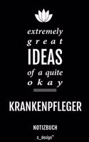 Notizbuch für Krankenpfleger: Originelle Geschenk-Idee [120 Seiten liniertes blanko Papier]