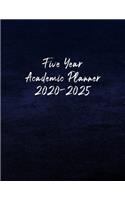 Five Year Academic Planner 2020-2025: Motivational Checklist Notebook - Helps To Keep Yourself Accountable Toward Your Objectives