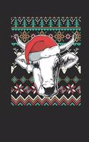 Ugly Christmas - Cow: Small Lined Notebook - Christmas Gift for Kids, Women, Men Girls And Boys