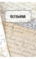 Botswana: Ruled Travel Diary Notebook or Journey Journal - Lined Trip Pocketbook for Men and Women with Lines