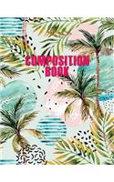 Composition Book: 150-Page Numbered Blank Page Full Pattern Notebook 8.5 X 11 Perfect Bound Matte Softcover