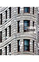 Notebook: 150 Page, 8x10 Inch College Ruled Composition Notebook For Writing. Great For Teenagers (Building in NYC)