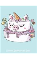Unicorn Notebook with Dates