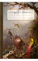 Composition Notebook: Orchid Hummingbirds American Art Martin Johnson Heade Art Lover Student Teacher Gift Composition Notebook Journal, College Ruled Lined, 100 Pages, 6(1 19th Century Art)
