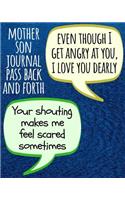 Mother Son Journal Pass Back and Forth