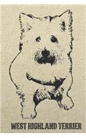West Highland Terrier Notebook: Stylish Lined Notebook for Westie Lovers(12 Pedigree Prints Dog Breed Notebooks and Journals)